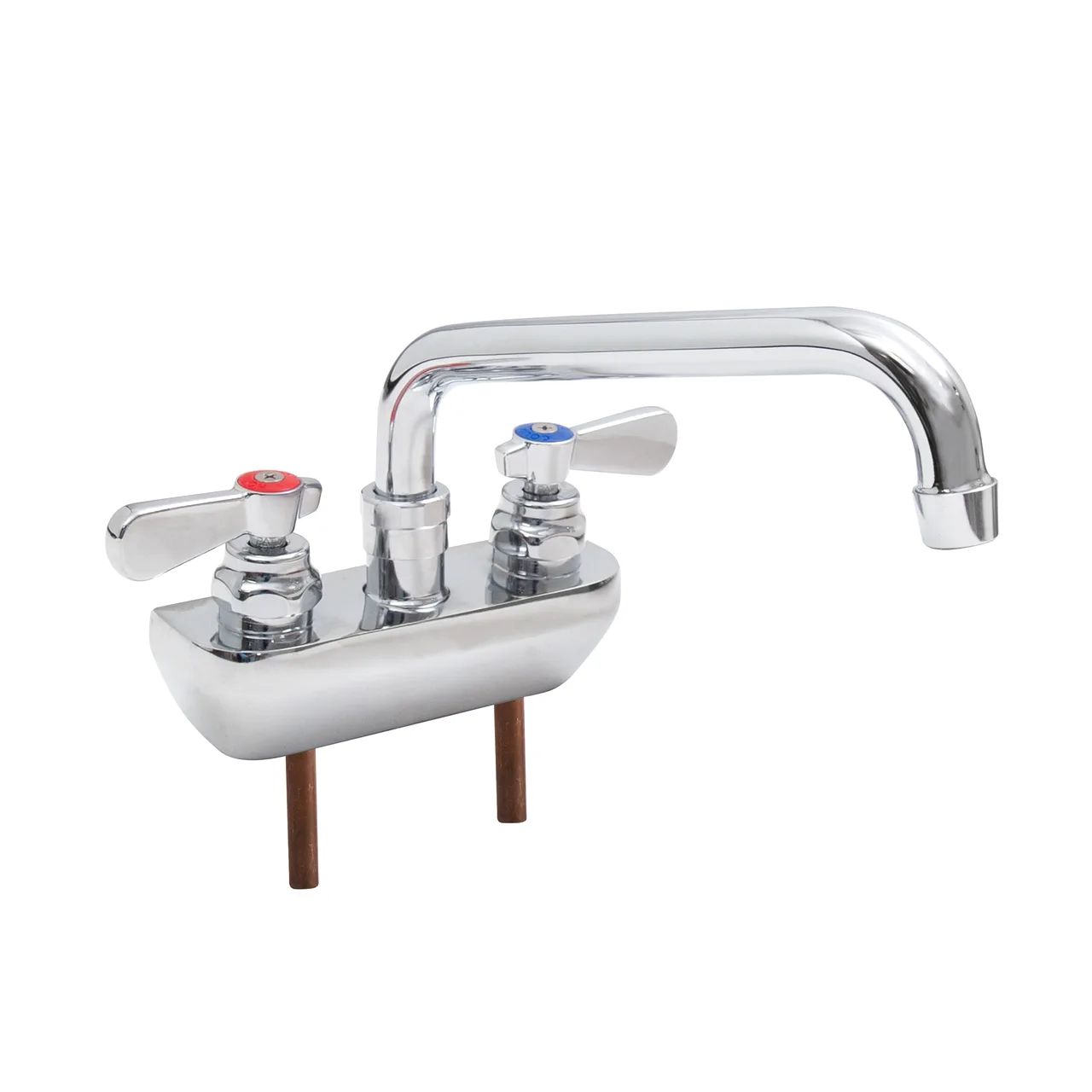 John Boos PBF-4SM2-8LF Heavy Duty Faucet, Splash Mount, 8" Swing Spout