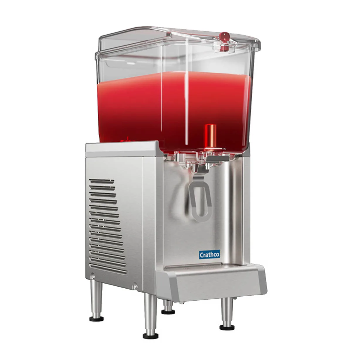 Crathco CS-1D-16-290 (BPA FREE) Beverage Dispenser with Bowl, Agitator - 4.75 Gal (each) - 1/10 Hp