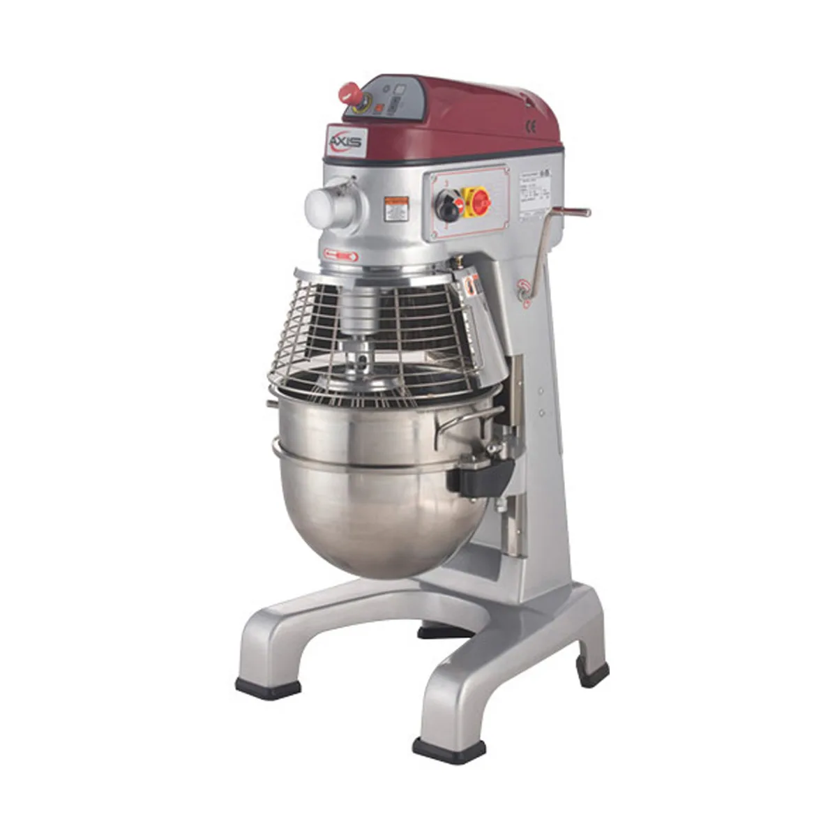 Axis AX-M30 Floor Model 30 qt Planetary Mixer with Timer, #12 HUB, 3-Speed, 1 hp