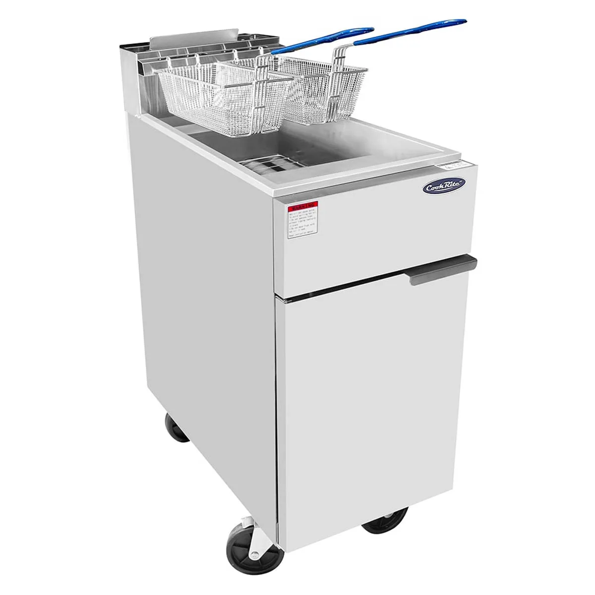 Atosa USA ATFS-35ES-NG Floor Model Natural Gas Fryer