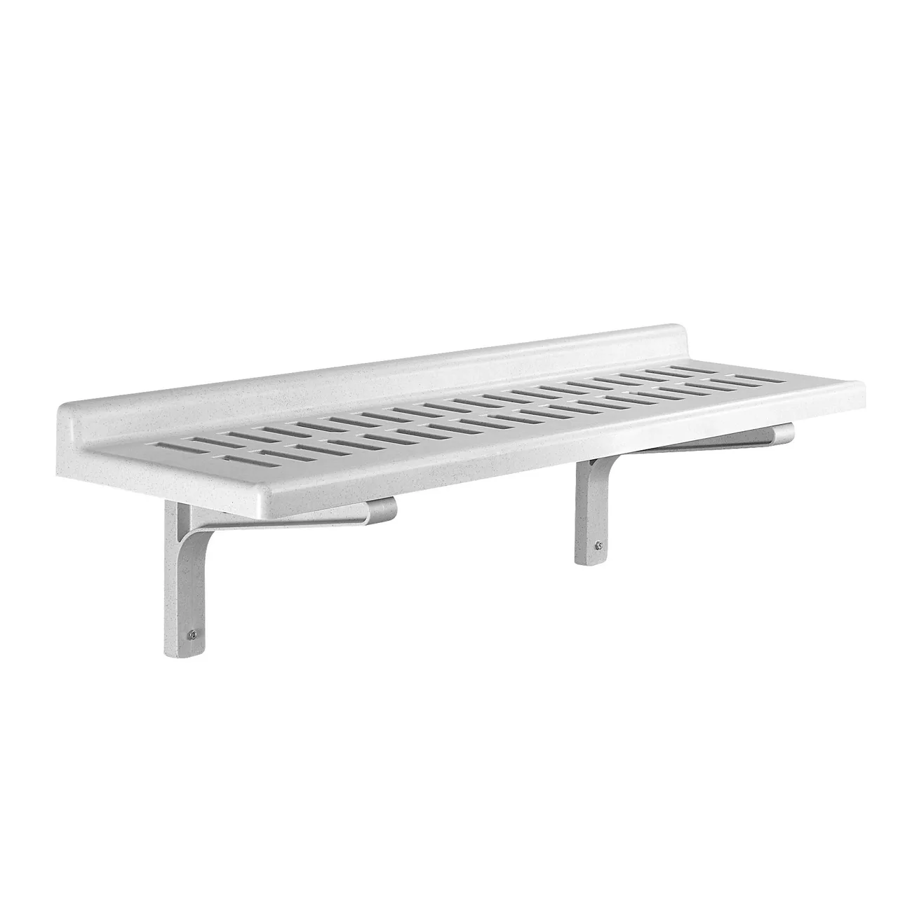 Cambro CSWS1448VK480 Polypropylene Vented Wall Mounted Shelf - 48"W x 14"D