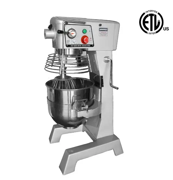 Uniworld UPM-30ET Countertop 30 qt Commercial Planetary Mixer, 3-Speed