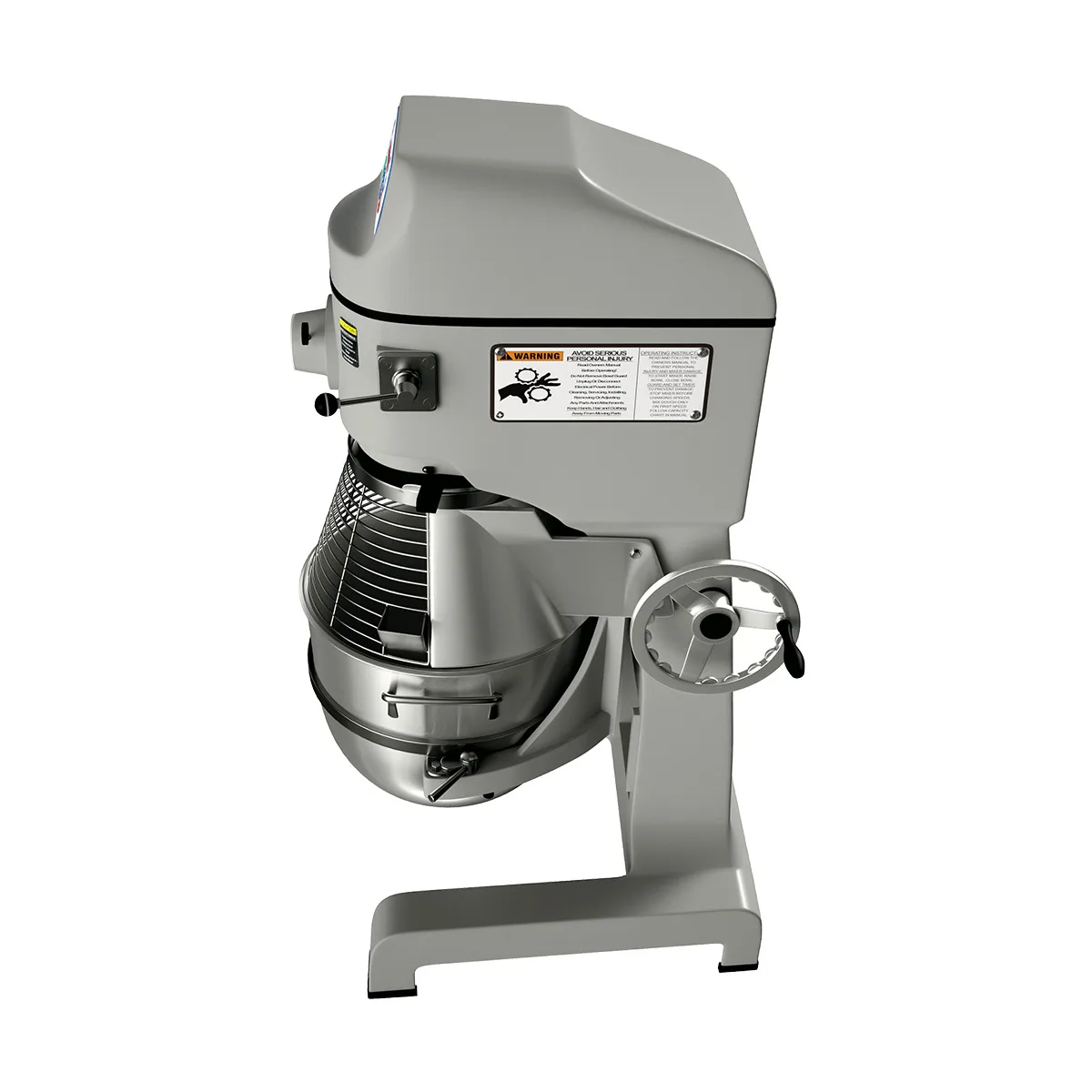 Globe SP40 40 qt Planetary Floor Mixer with Timer, 2 HP, 3-Speed, #12 Hub