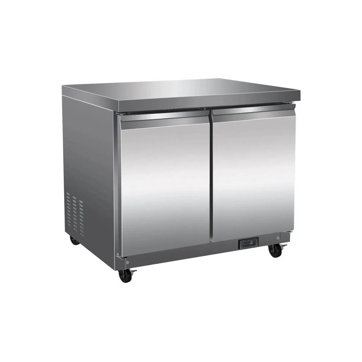 Serv-Ware UCF-36-HC 36" 2-Section Undercounter Freezer w/ 2 Doors, 7.7 cu.ft.