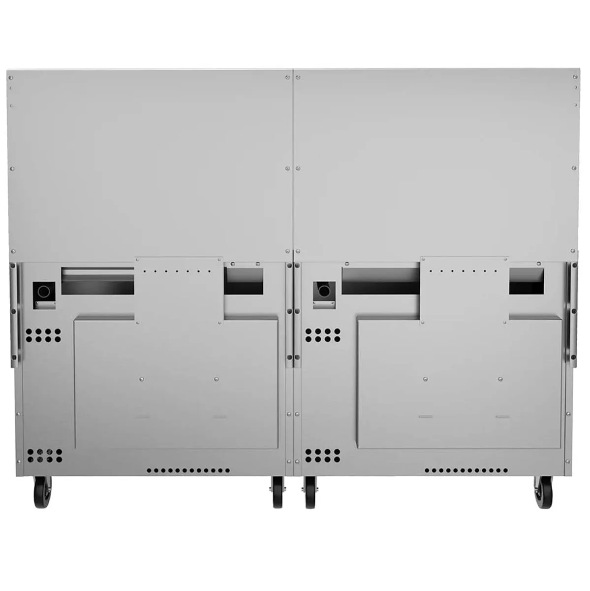 Vulcan 72CC-8B24G 72" Gas Restaurant Range w/ (8) Open Burners, 24" Griddle Right, (2) Convection Ovens, 350.000 BTU