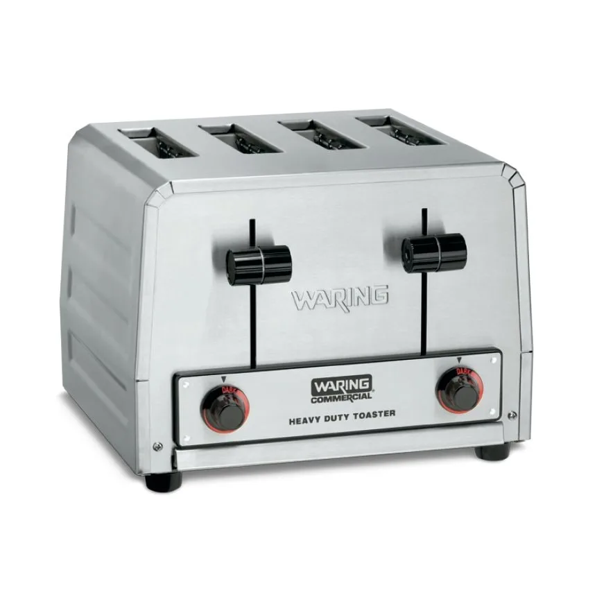Waring WCT805B Commercial Toaster, Heavy-Duty, (4) 1-1/8" Slots