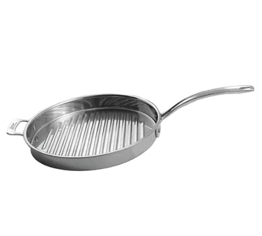 Spring USA 8168-60/30 Primo! Buffet Griddle, 2‑Quart, 12" x 1½" Round, steel with aluminum core, riveted handle, rims