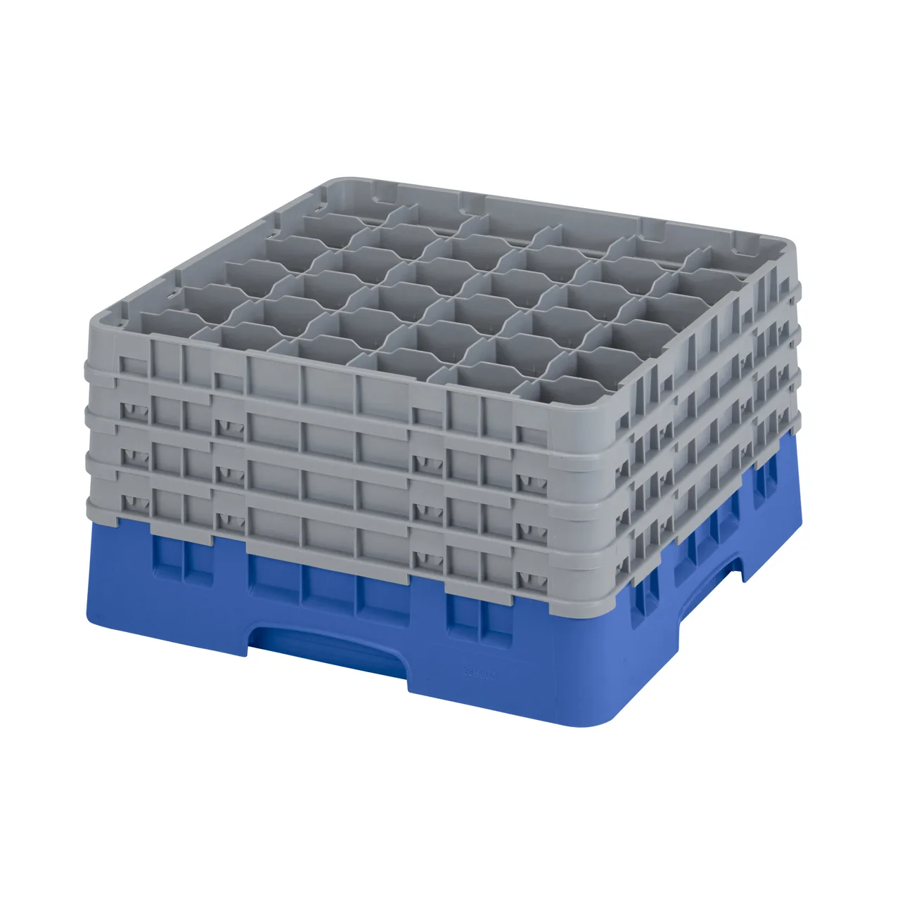 Cambro 36S900168 Camrack Glass Rack, Full Size, Blue, 36 Compartments, 19-3/4" x 19-3/4", 2-7/8" Max Dia