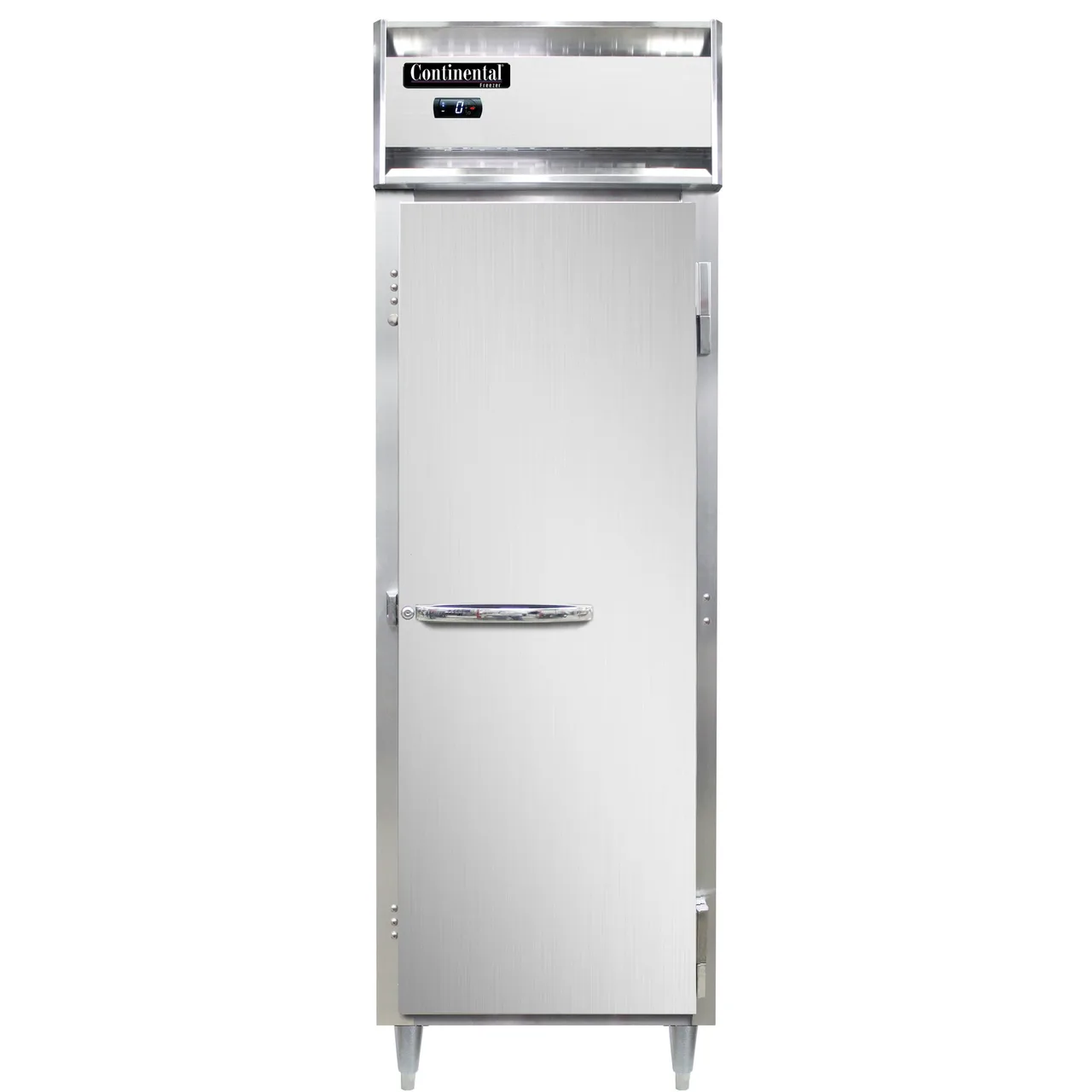 Continental Refrigerator D1FNPT 26" 1-Section Pass-Thru Freezer, 2-Solid Doors, Top Mounted, 21 cu. ft.