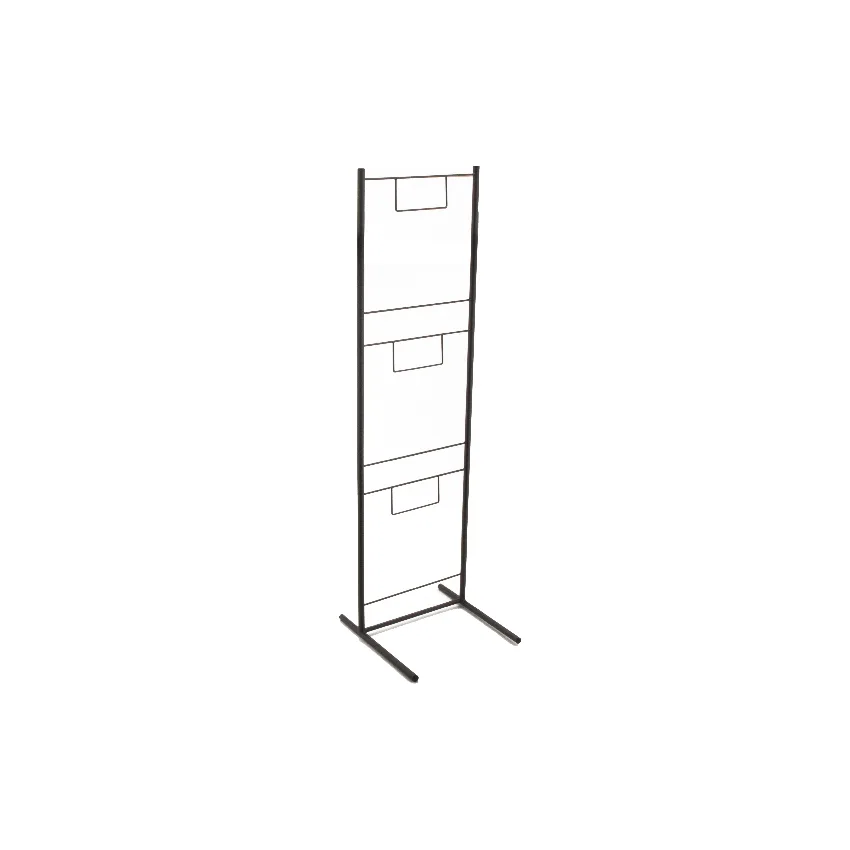 GET WB-310-MG Urban Renewal Breeze Floor Stand, 14" x 13" x 45", 3 Tiers, Metal Grey