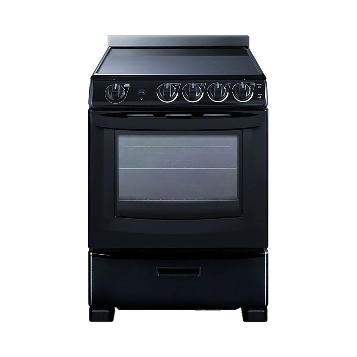 Summit REX2431BRT Electric Range, 24"W, 2.9 Cu.Ft. Oven Capacity