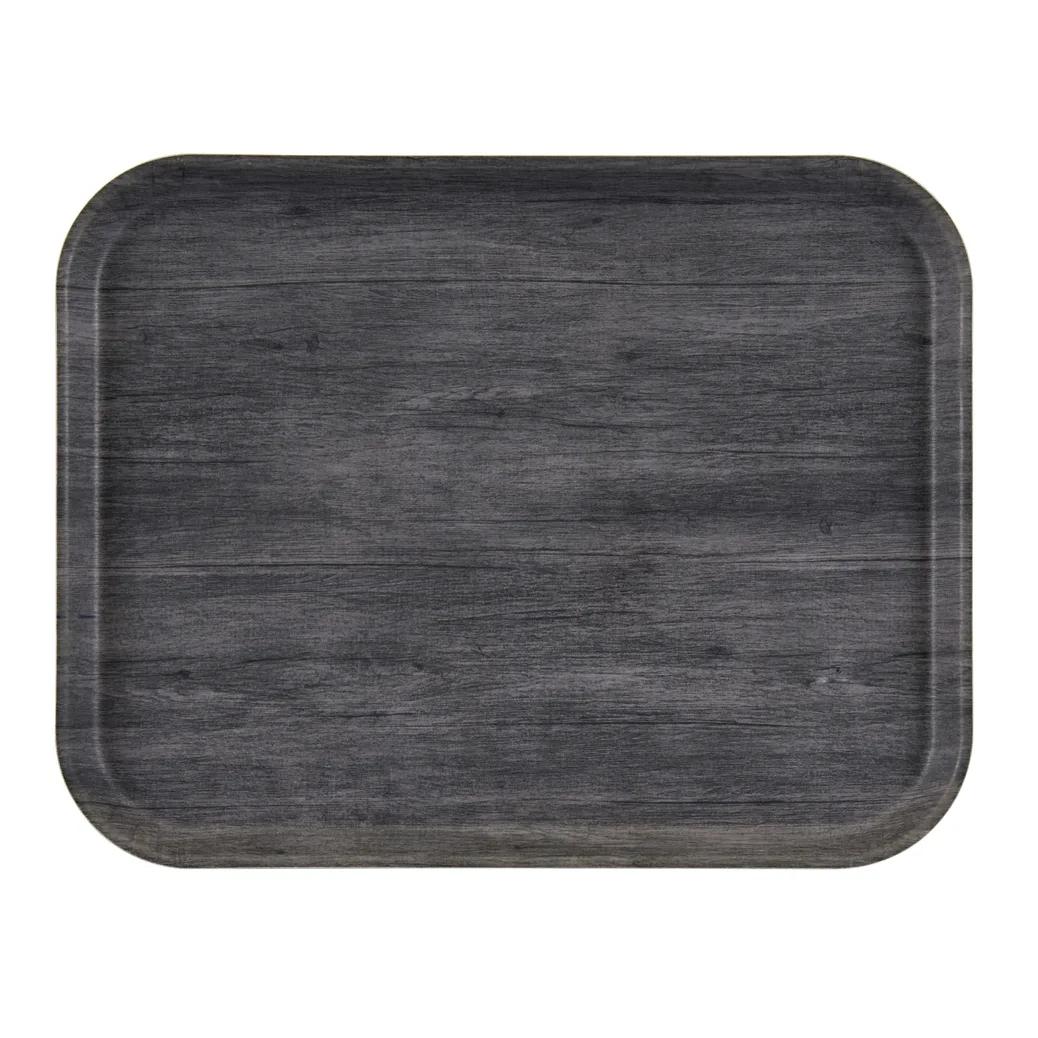Cambro 1520DCET815 Rectangular 20" x 15", Gray Fiberglass Tray, Non‑Skid EpicTread, NSF‑Listed