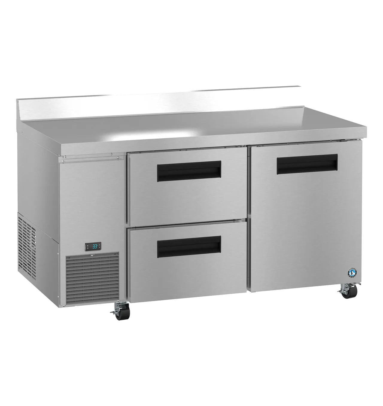 Hoshizaki WLR60B-D2 60" Two Section WorkTop Refrigerator, 2 Drawers, 17.22 cu. ft.