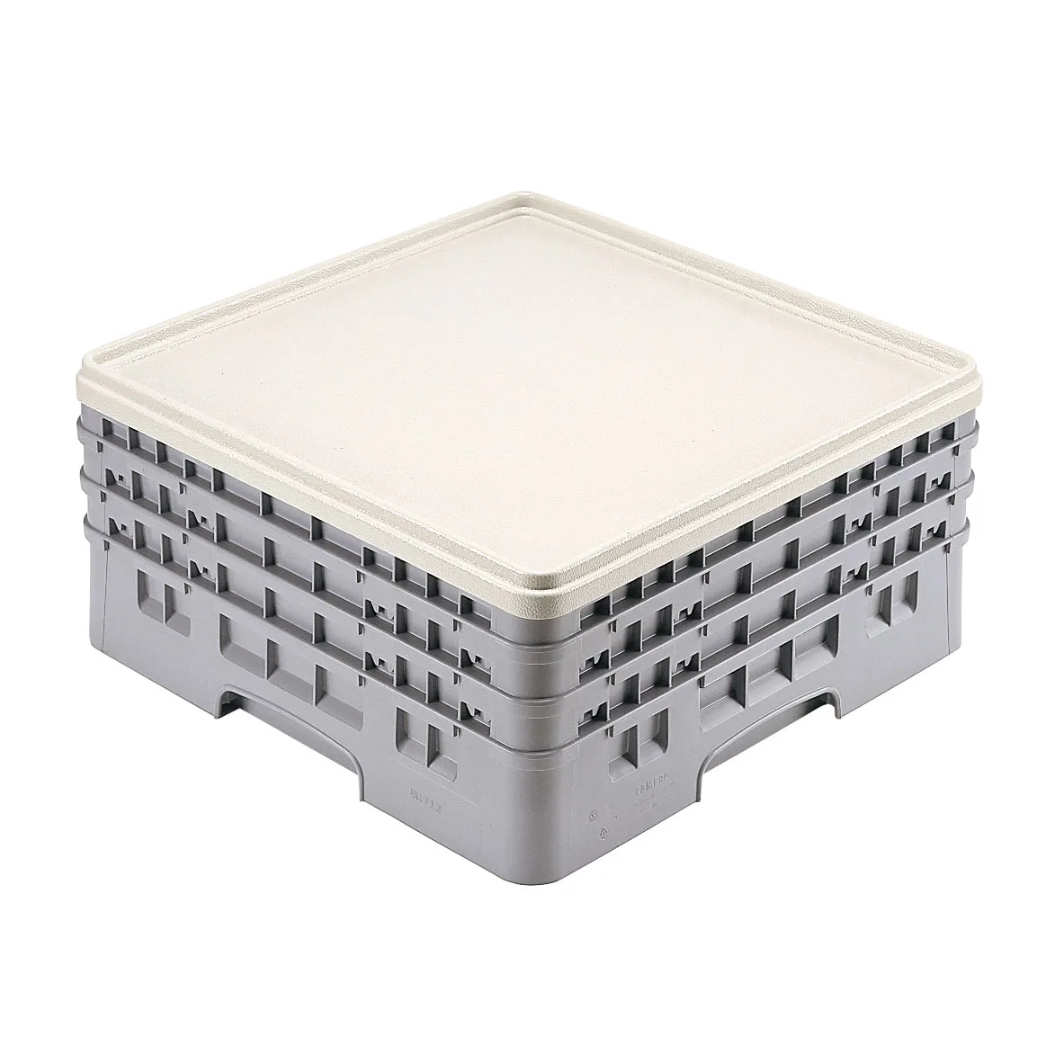 Cambro DRC2020180 Camrack Cover, 19-5/8" x 19-5/8" x 15/16", Gray, NSF Certified, Fits Full Size Dishwasher Rack