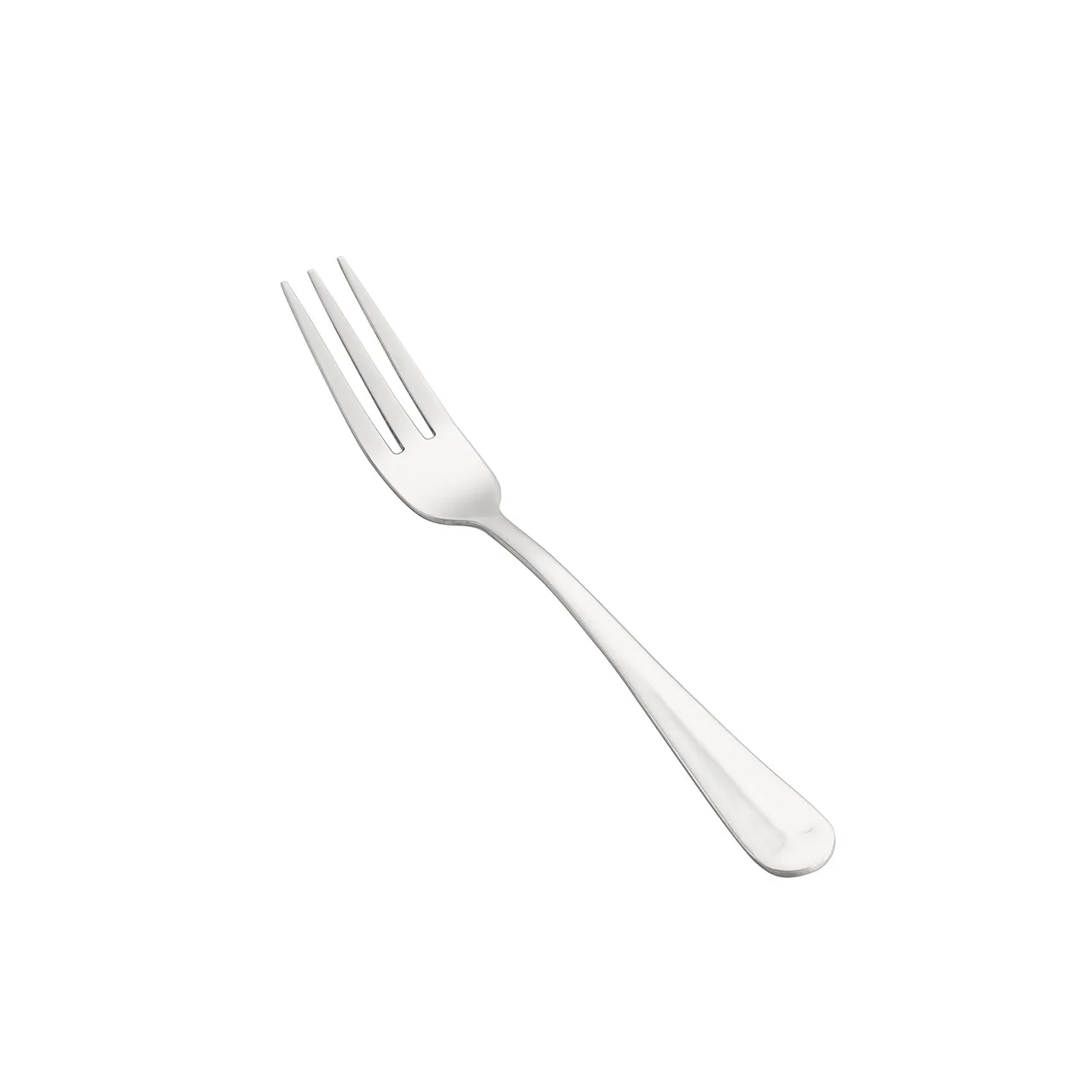 CAC China 3011-05T Jasmine Dinner Fork, 7-5/8" 3‑Tine, 18/0 Stainless Steel - 1 Dozen