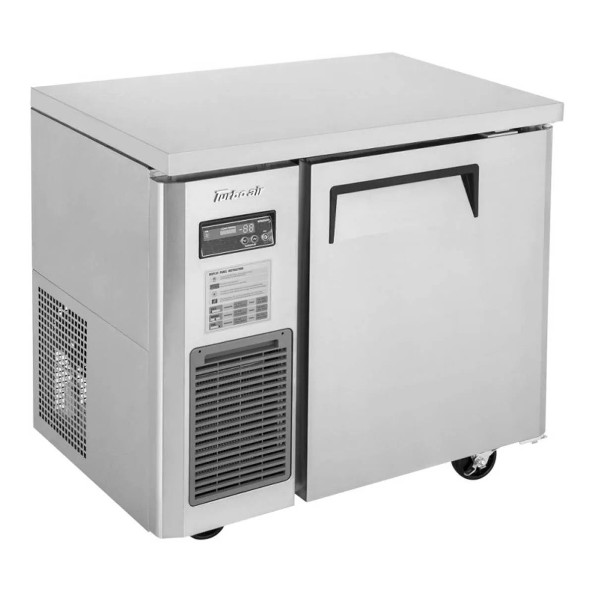 Turbo Air JUR-36S-N6 36" 1-Door Undercounter Refrigerator, Stainless, Front Breathing, 5.66 cu. ft.