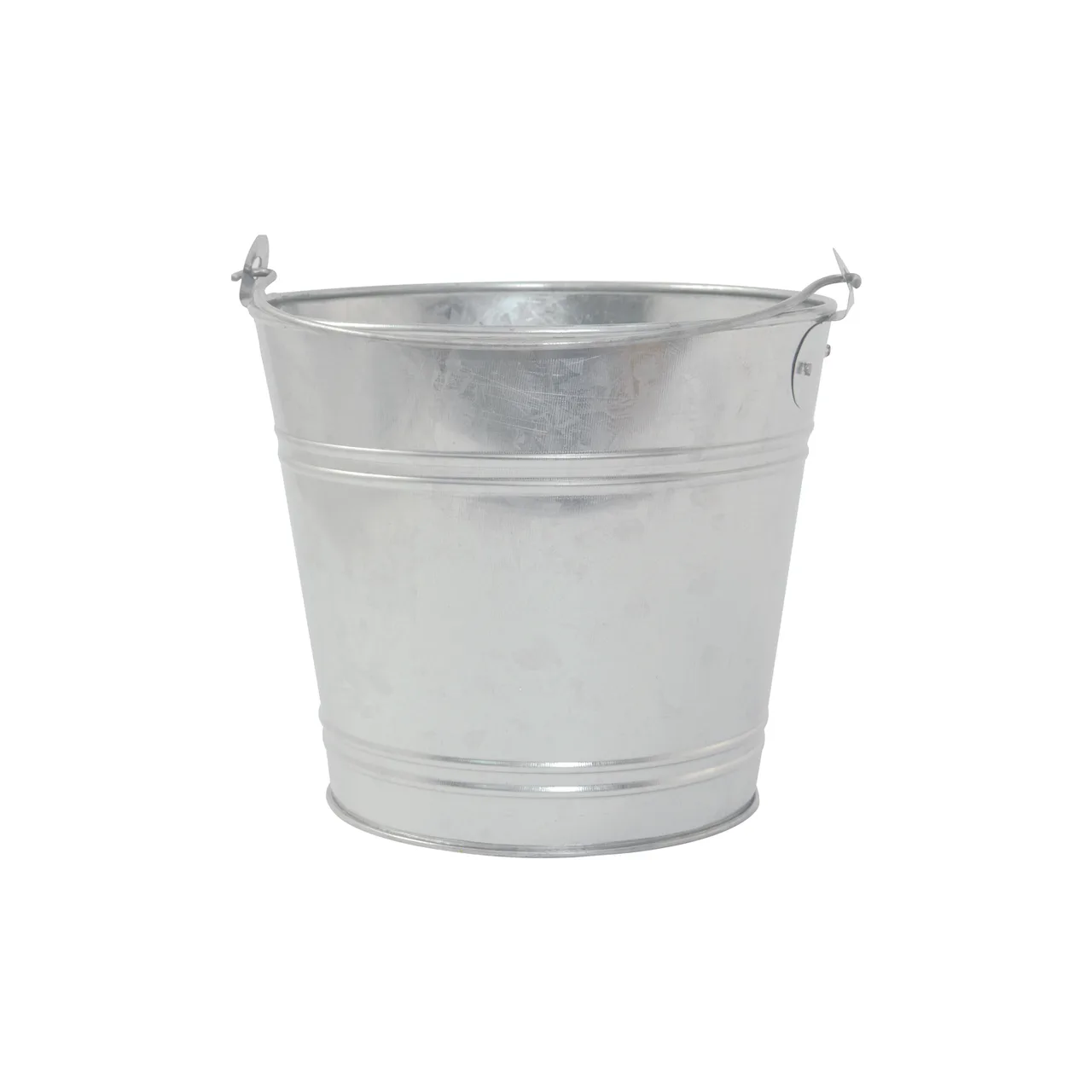 CAC China TBS1-87 8" Dia x 7" H Galvanized Metal Serving Pail Smallware Tabletops Dinnerware