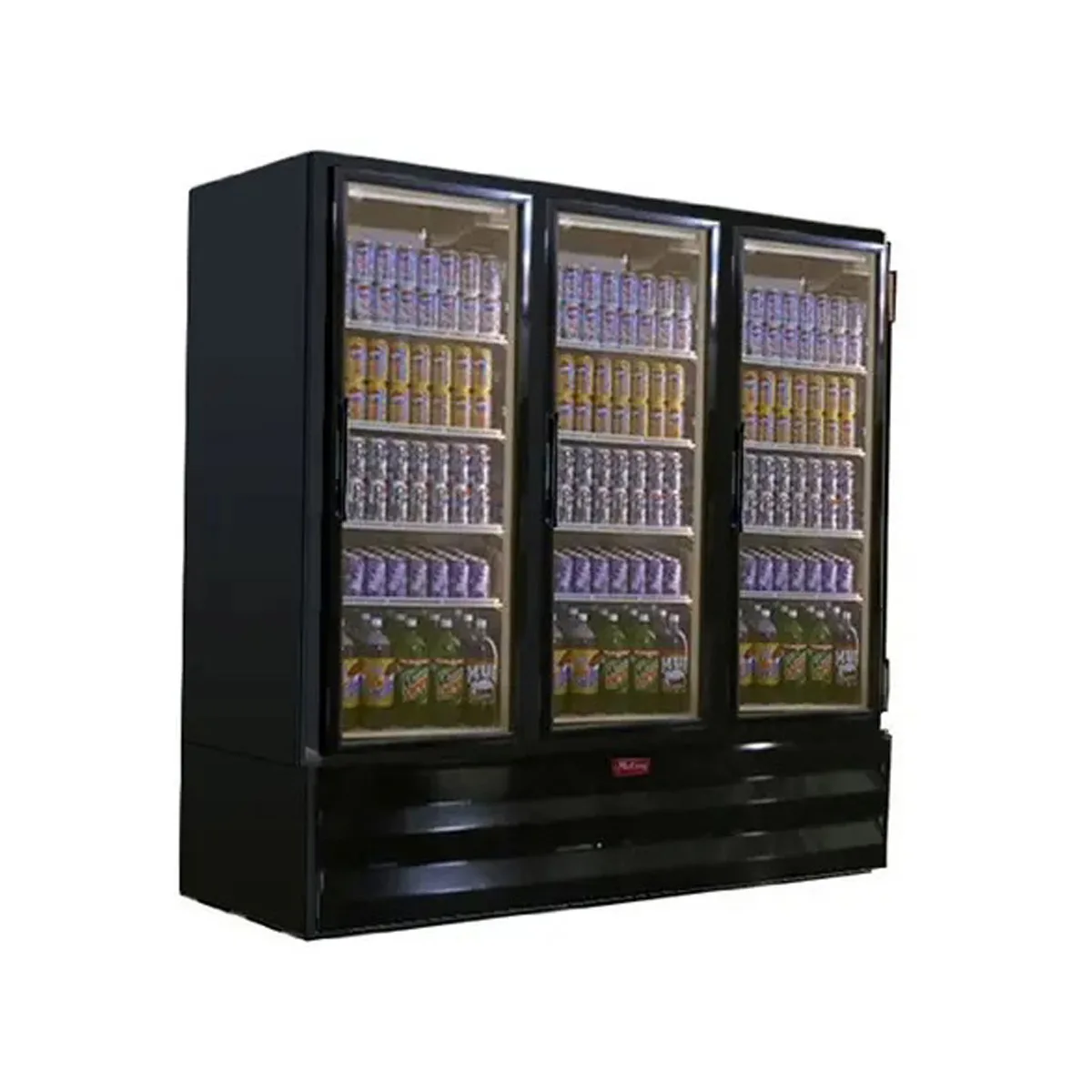 Howard-McCray GR65BM 78" Three Glass Door Merchandiser Refrigerator in White, 65 cu. ft.