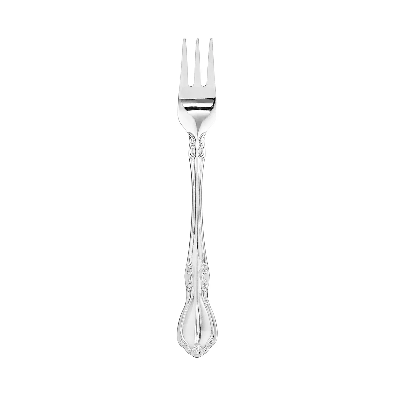 CAC China 8023-07 Glamour Oyster Fork, 5 5/8" (6") Length, Heavy 18/8 Stainless Steel - 1 Dozen