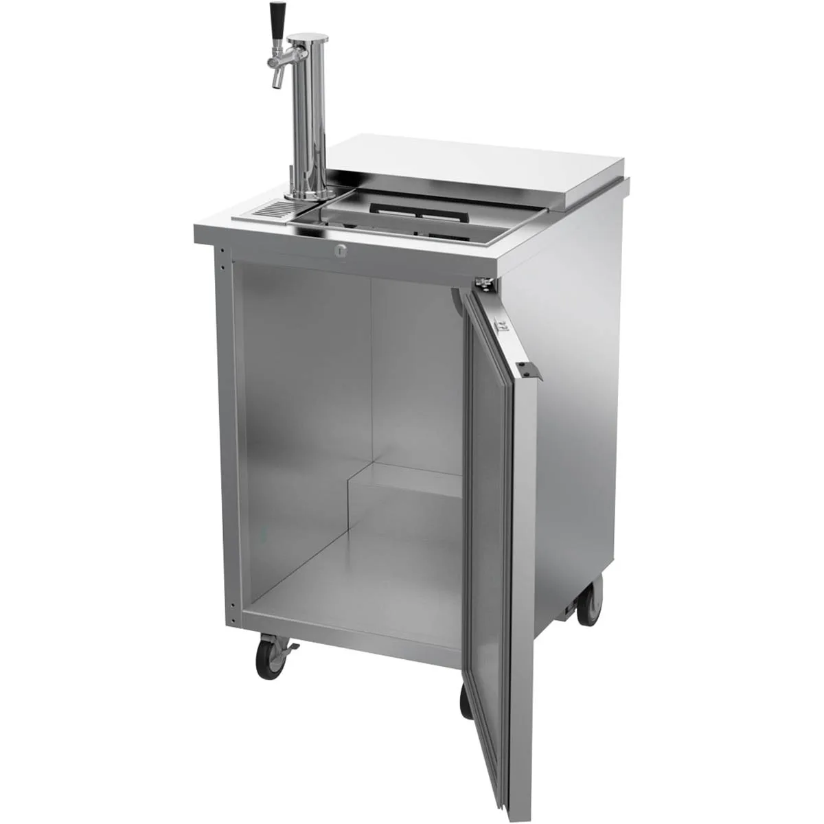 Beverage Air BM23HC-C-S 24" Draft Beer Cooler w/ 1 Keg, 7.66 cu. ft., 1 Single-Tap Tower