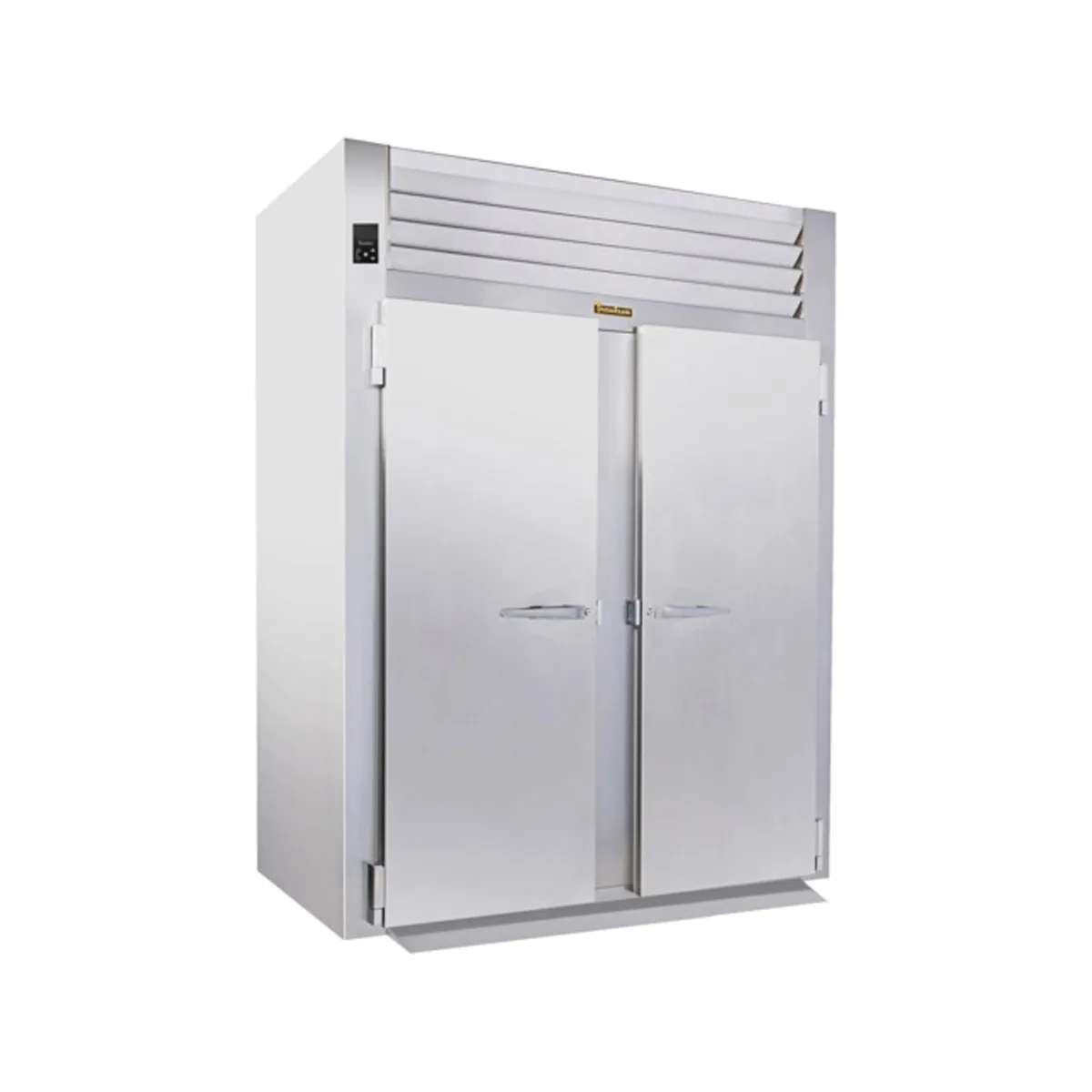 Traulsen RIF232H-FHS 68" 2-Section Roll-In Freezer, 2 Solid Doors, Remote Refrigeration, Stainless Steel, 79 cu. ft.