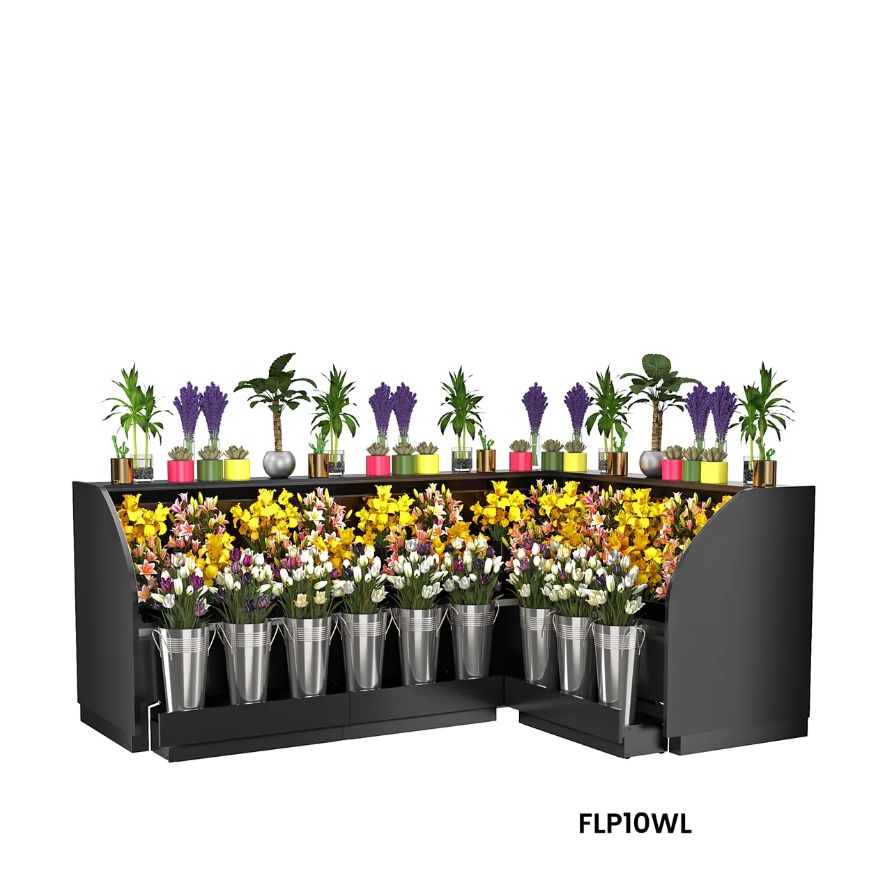 Structural Concepts FLP10WL Allure Self‑Service Refrigerated Inside‑Wrap Merchandiser