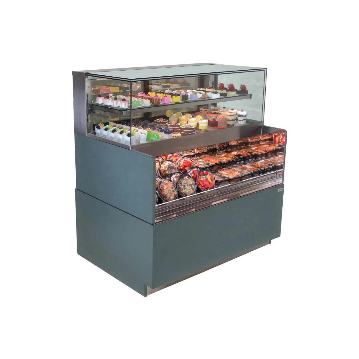 Structural Concepts NR4851RRSSV 48" Reveal Dual Service Dry / Refrigerated Bakery Case