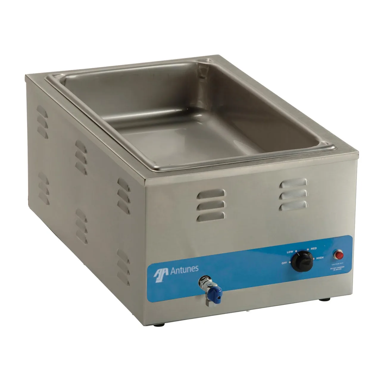 Antunes CW-100 Countertop Food Pan Warmer/Cooker with Drain System - 1500w