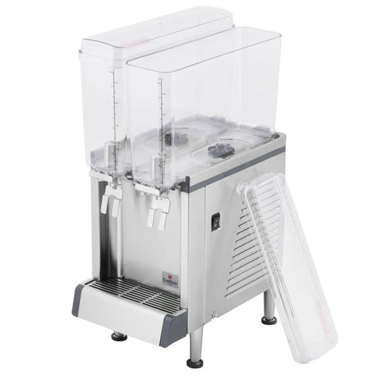 Crathco CS-2E-16-290 Beverage Dispenser with Double Bowls / Agitator Type - 2.4 Gal (each) - 1/10 Hp