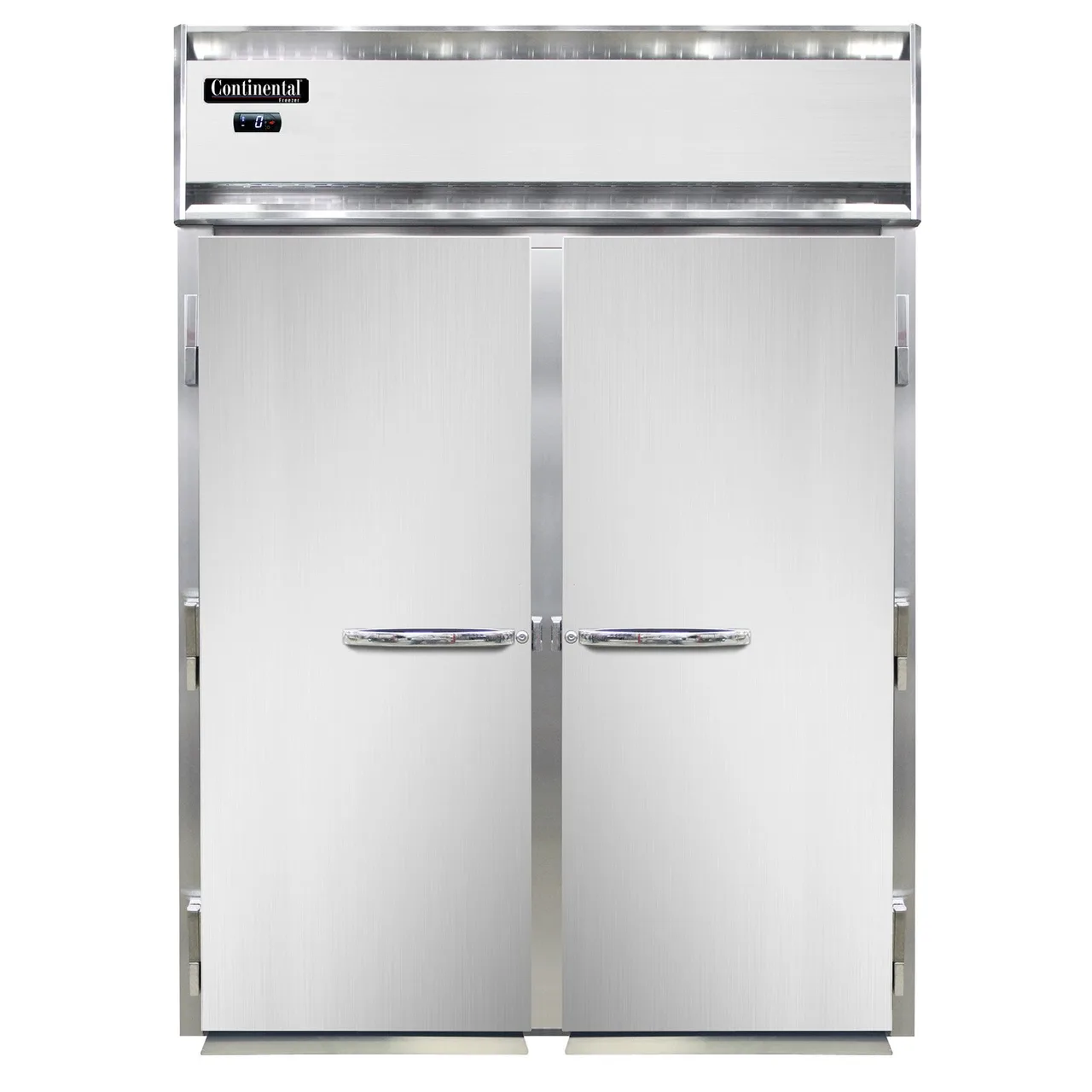 Continental Refrigerator D2FINSS 68" 2-Section Roll-In Freezer, 2-Solid Doors, Stainless Steel, Top Mounted, 64 cu. ft.