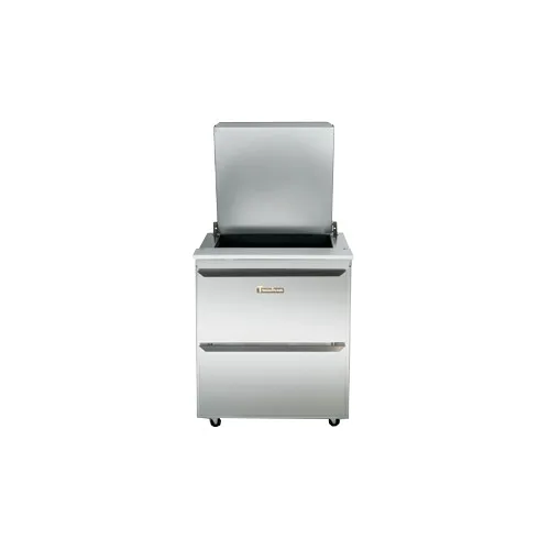 Traulsen UST276-D 27" 1-Section Sandwich and Salad Prep Table w/ 2 Drawers, 6 Pans, Stainless Steel