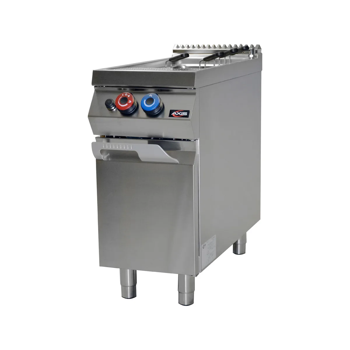 Axis AX-GPC-1 Single Tank Gas Pasta Cooker w/ 10.5 Gallon, Manual Water Fill, 50.000 BTU