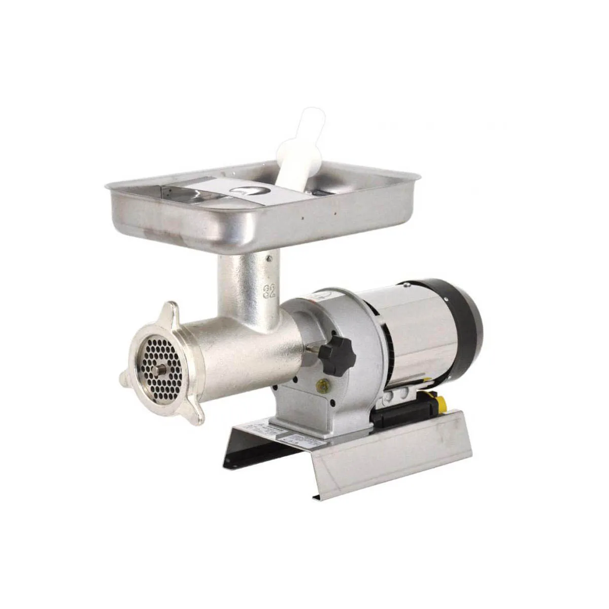 Omcan USA 11013 - Countertop Electric Meat Grinder, 1.5 HP, 1100W, 110V, 110 RPM, #32 Hub, 3/16" Plate, Bench Model