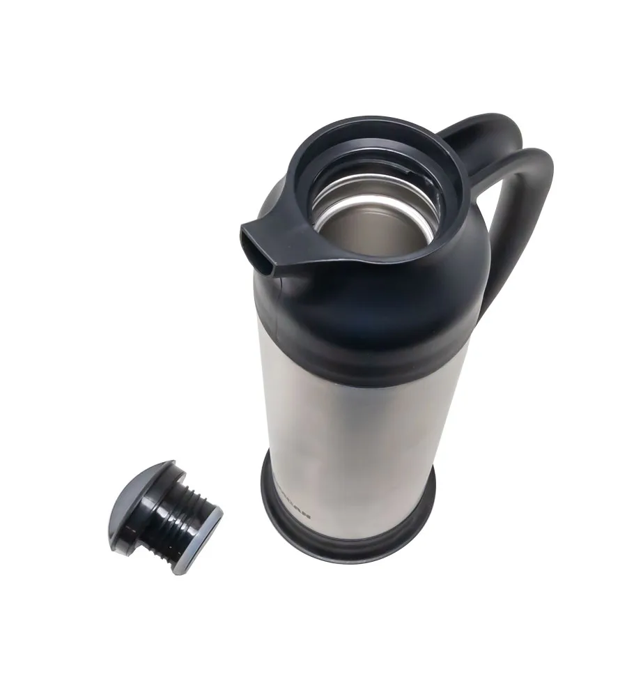 Omcan USA 47444 Thermal Coffee Carafe 34 oz (1 L) Double-Wall Vacuum-Insulated Stainless Steel