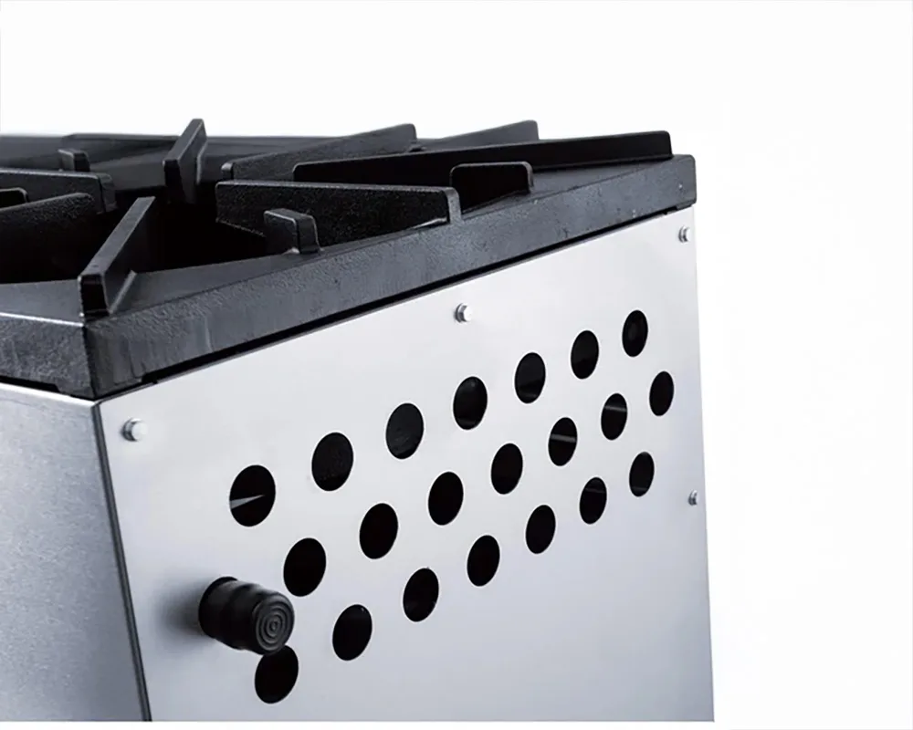 Dukers Appliance Co DCSPA1 18" (1) Cast Iron 3-Ring Burner Gas Stock Pot Range, 80.000 BTU
