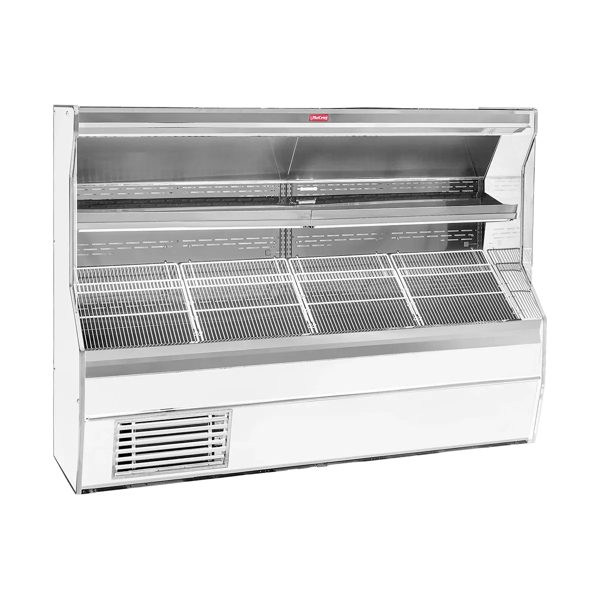 Howard-McCray SC-P32E-8S-LED 98" Refrigerated Produce Display Case, White