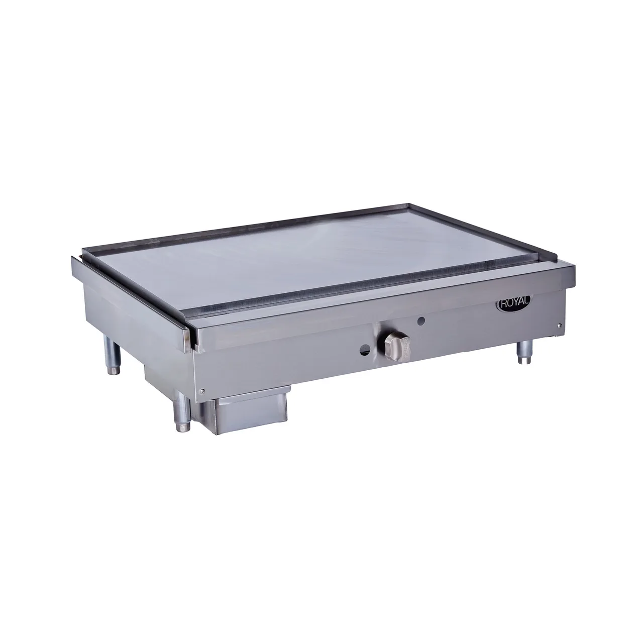 Royal Range of California RTY-48 48" Countertop Gas Teppanyaki Griddle, Manual Control, 33.000 BTU