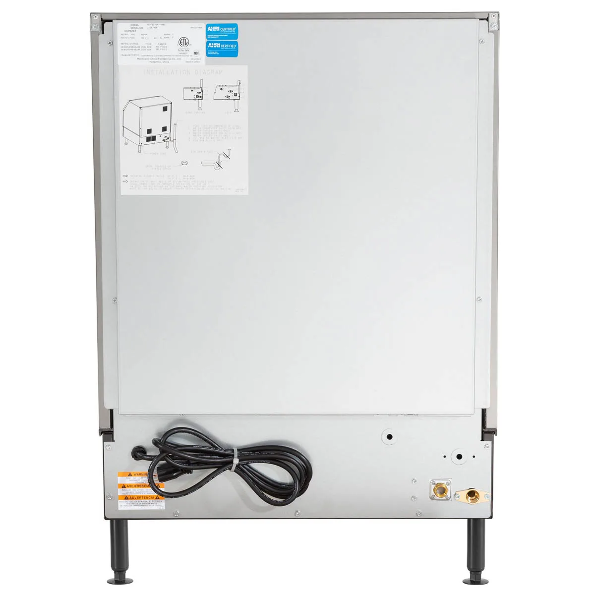Manitowoc UDP0240A Cube Neo® Undercounter Ice Maker, Dice Cubes, 215 lbs/Day