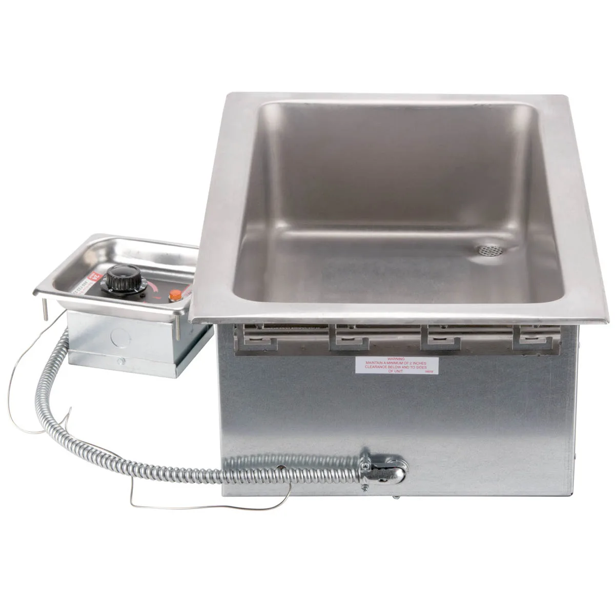 APW Wyott HFW-1TDS 15" Electric Drop-In Hot Food Well Unit, 12" x 20" Well, Insulated