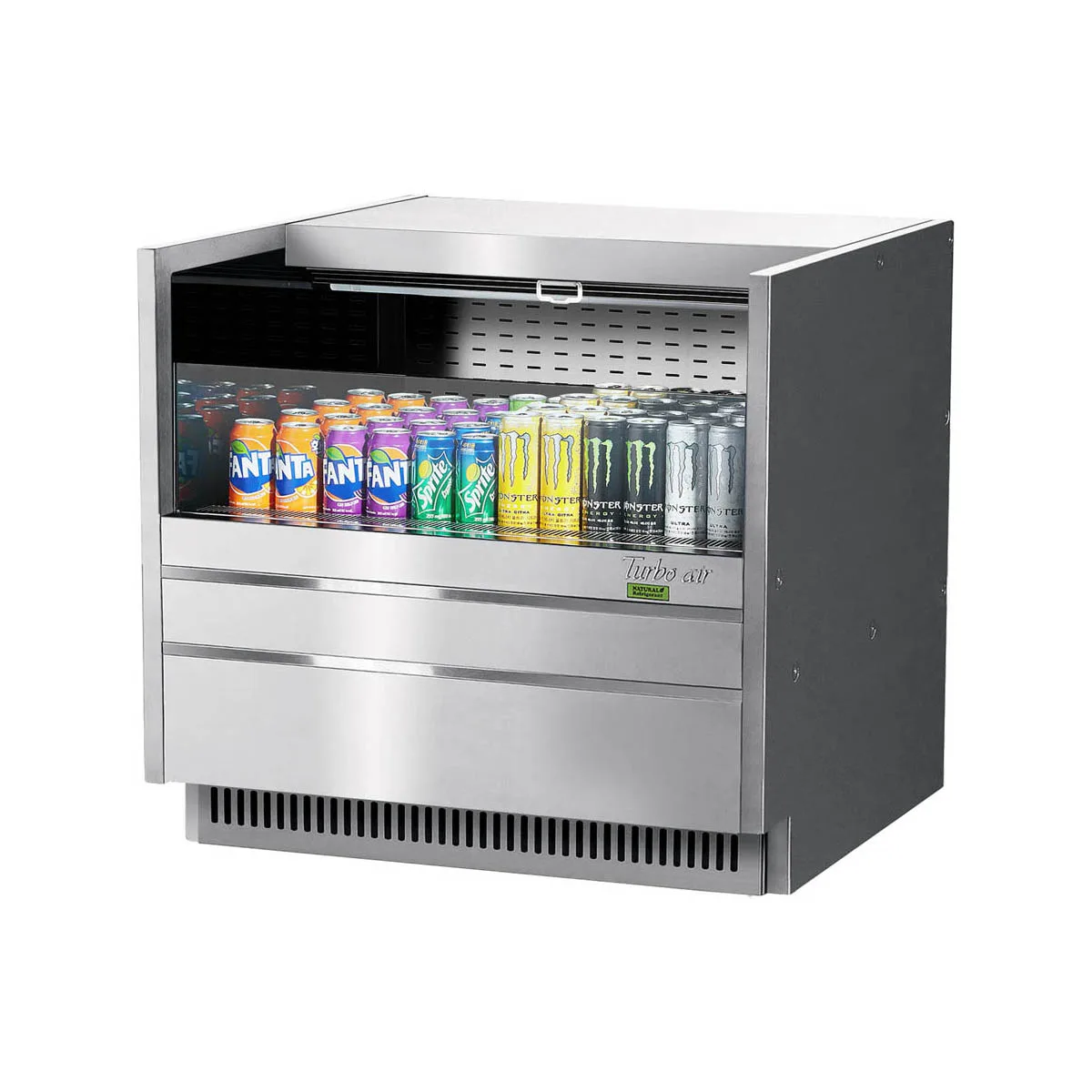Turbo Air TOM-36UC-S-N 36" Drop In Open Refrigerated Deli Display Case