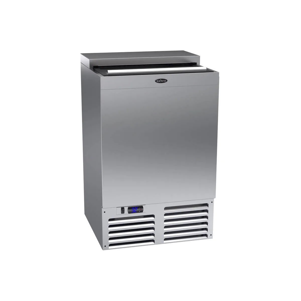 Krowne MC24S 24" Stainless Glass Froster, 95 Mugs Capacity