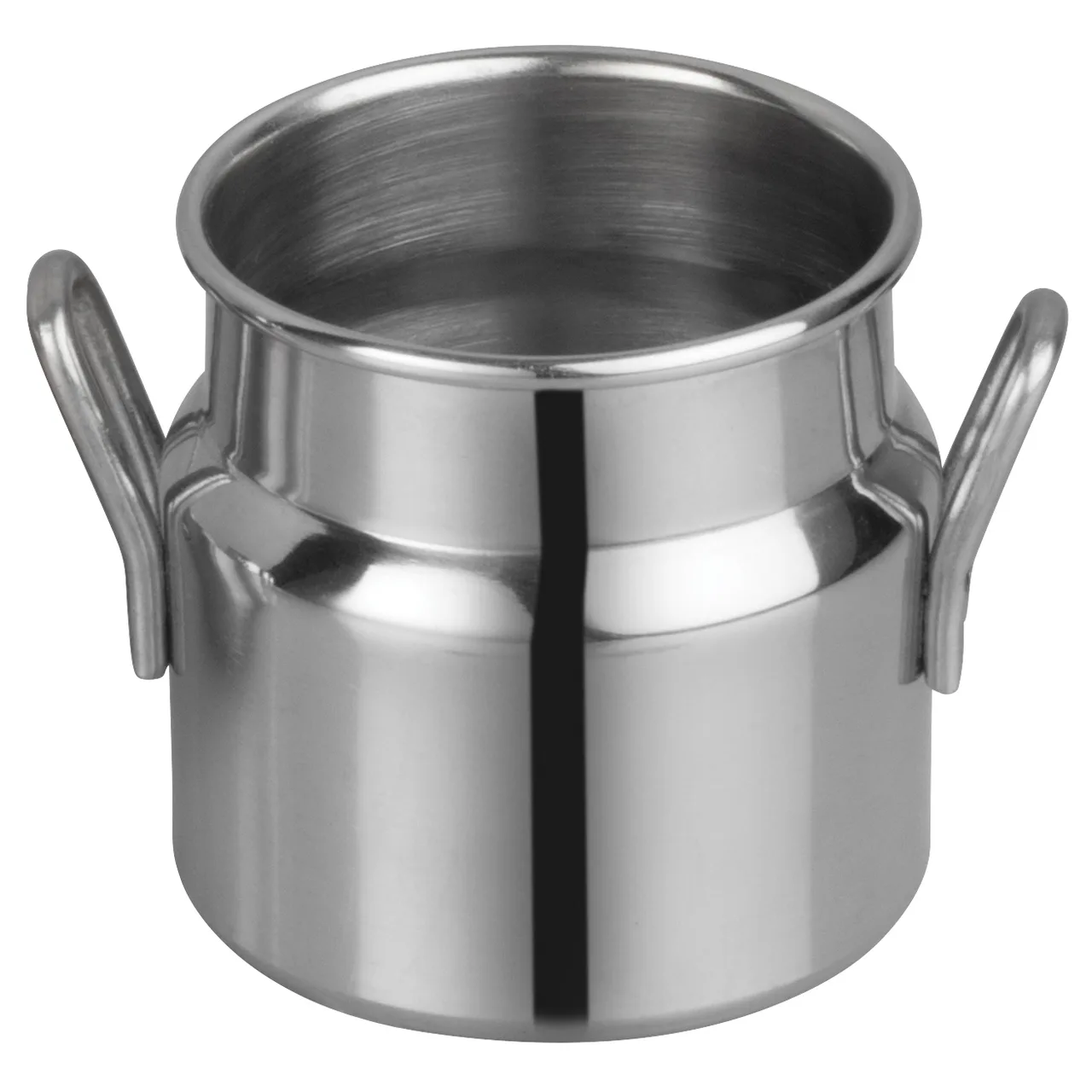 Winco DDSD-101S Mini Milk Can, 3 Oz., 2" Dia. X 2"H, With Handles