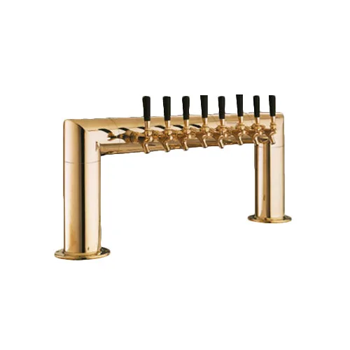 Perlick 4008-8BTF Pass-Thru Draft Beer Dispensing Tower, 10-3/8" Faucet Clearance