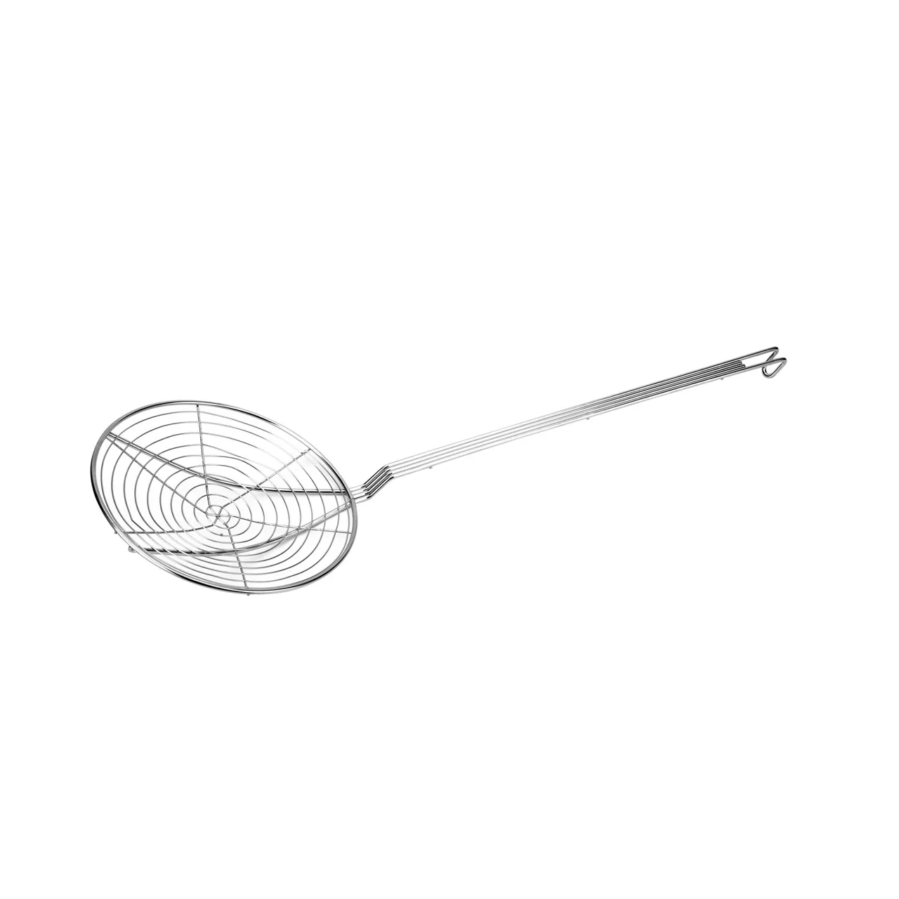 CAC China SKSP-07 Spiral Skimmer, 7" Diameter Round Bowl, Nickel-Plated Finish