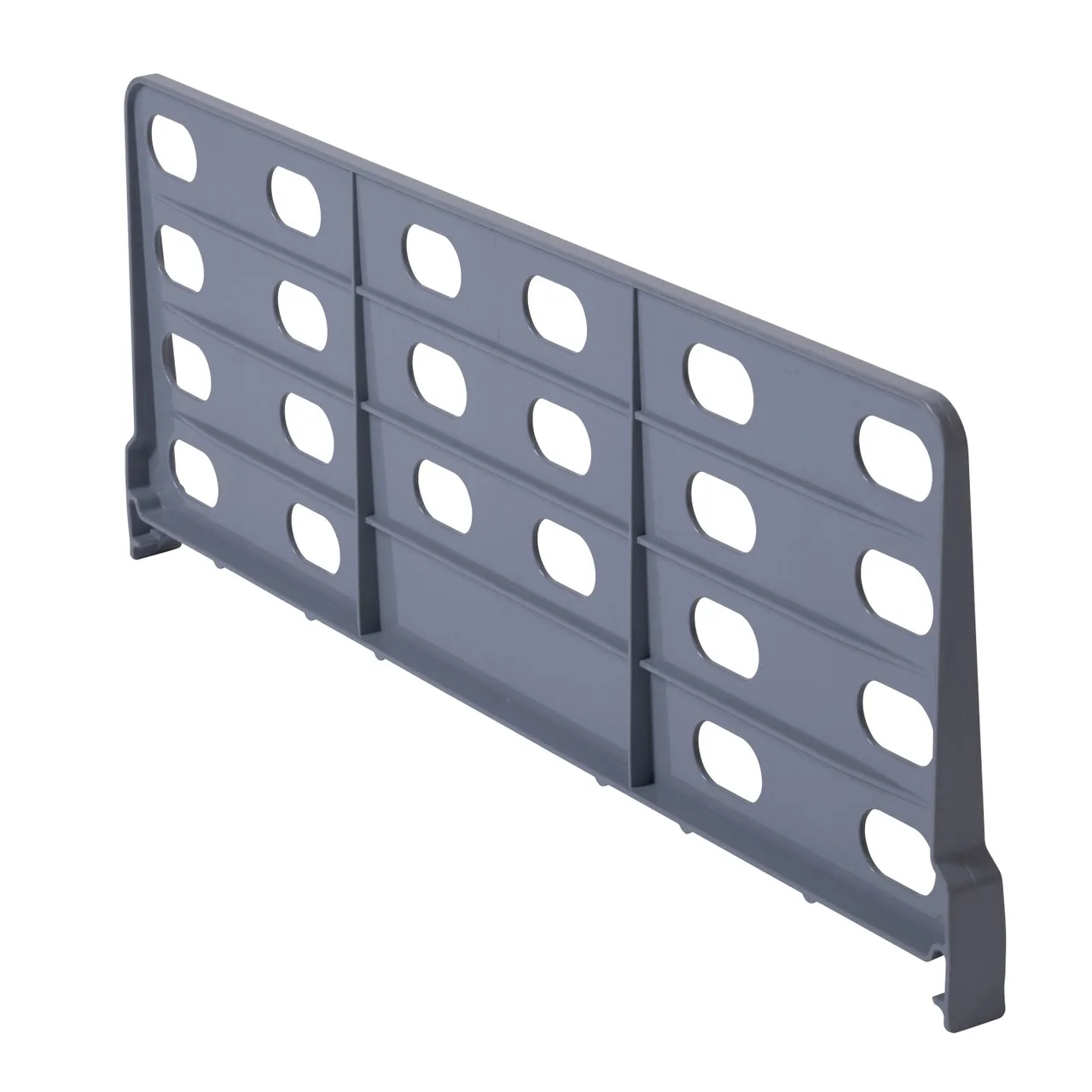 Cambro CSSD218151 Shelf Divider, 21"L x 8"H, ABS Plastic, Soft Grey, for 21" Camshelving Premium & Element