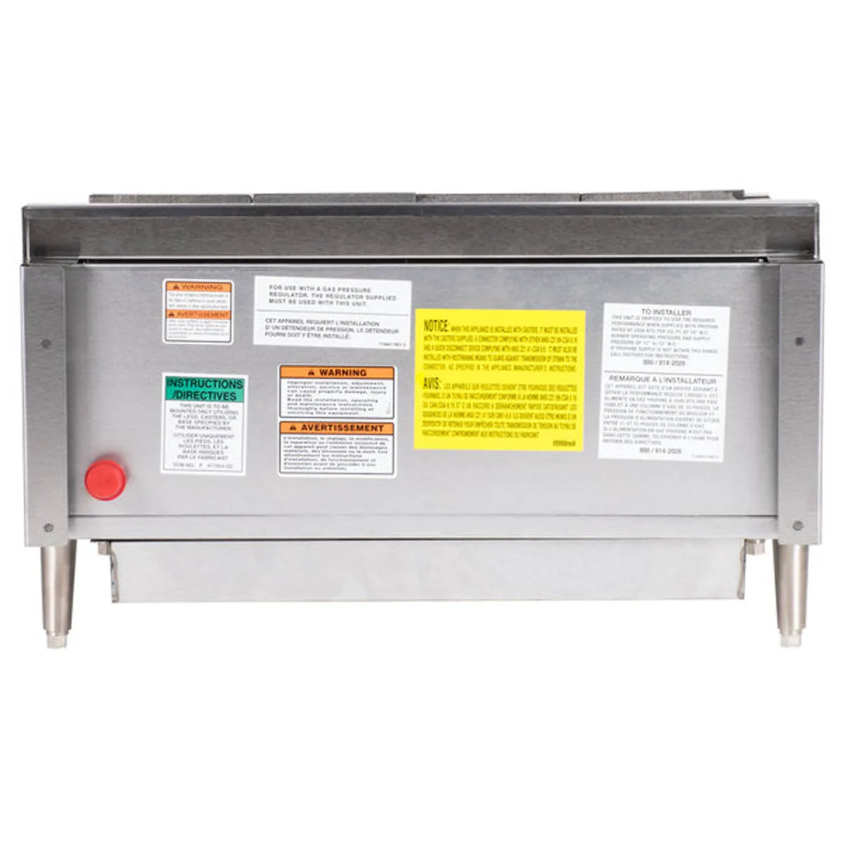 Vulcan VCCB25 25" Low Profile Countertop Gas Radiant Charbroiler w/ (4) Burners, 58.000 BTU