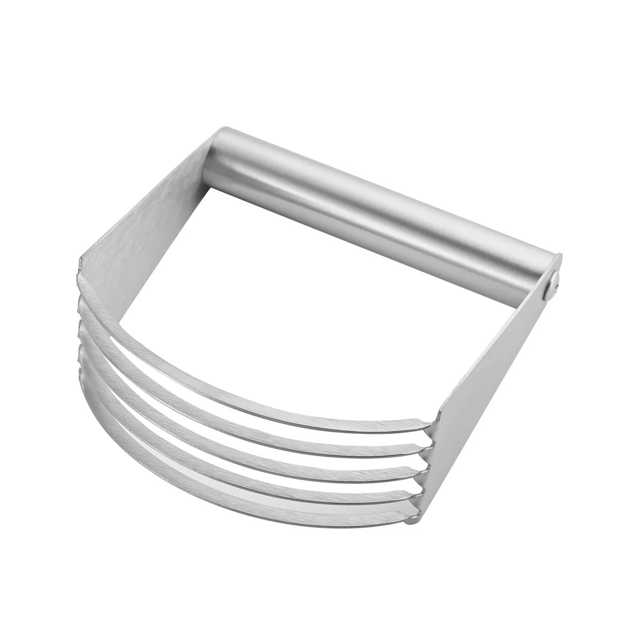CAC China BLDS-5 Pastry Blender, 5 Curved Wired Blade, Round Handle, Stainless Steel