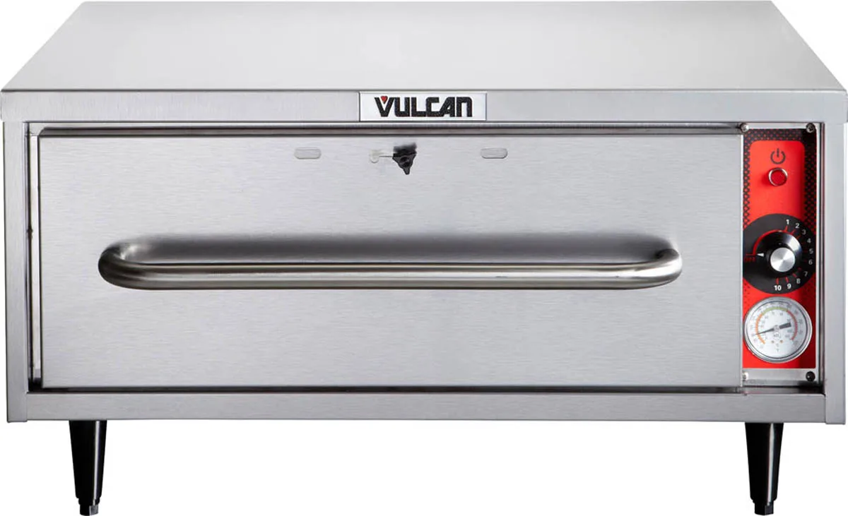 Vulcan VW1S 27" Freestanding One Drawer Warmer, One 12" x 20" x 6" Stainless Steel Pan