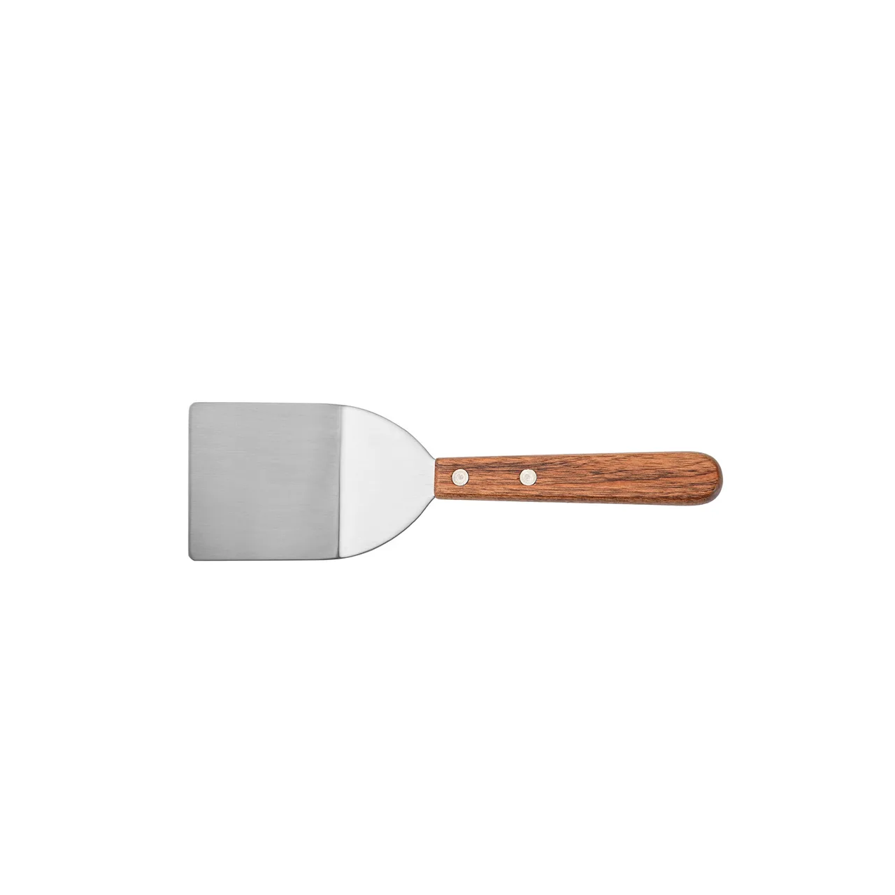 CAC China TNRW-MN22 Mini Turner, 2-1/4", Stainless Steel Blade, Wooden Handle