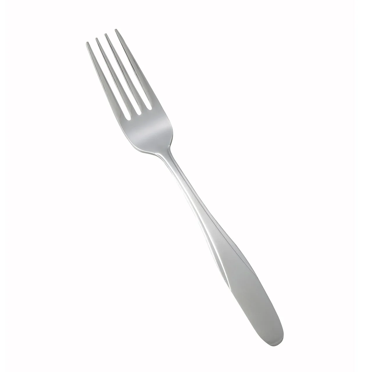 Winco 0008-05 Manhattan Dinner Fork, 7-1/4" Length, 18/0 Stainless Steel, Satin Finish - 1 Dozen